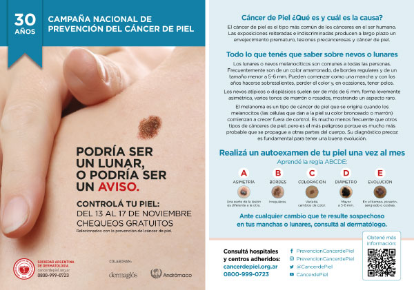 flyer Prevencion Cancer de Piel